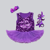 Newborn Clothes Baby Suit Baby Girl Summer Dress Girls Party Birthday Costume - Yrvan-Shop