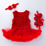 Newborn Clothes Baby Suit Baby Girl Summer Dress Girls Party Birthday Costume - Yrvan-Shop