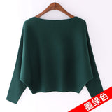 Women Off shoulder sexy elastic knitting pullover sweater - Yrvan-Shop