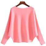 Women Off shoulder sexy elastic knitting pullover sweater - Yrvan-Shop