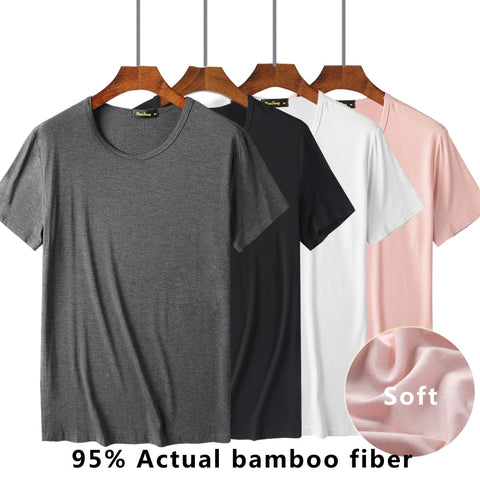 Comfortable Men's Traditional crew neck bamboo fiber T-shirt - Yrvan-Shop