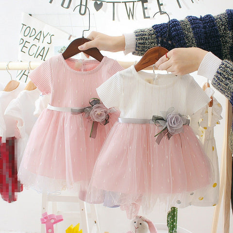 Newborn Baby Girl Dress for Girl 1 Year Birthday Dress - Yrvan-Shop